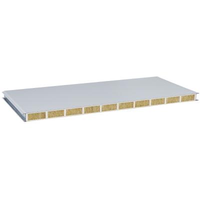 China High-quaility Modern Fireproof Soundproof Rock Wool Glass Magnesium Sandwich Panel for sale