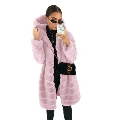 China Factory Sale Plain Dye Breathable Simple Winter Ladies Long Sleeve Jacke Coat With Soft Warm Women for sale