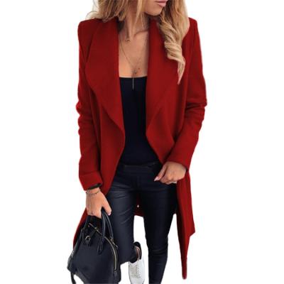 China Breathable Cheap Hole Luxury Clothing For Sheer Jacket Plus Size Womens Jackets And Coats Lapel Color Ladies for sale