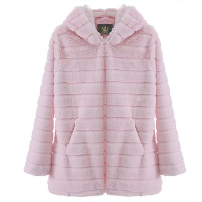 China Breathable High Quality Artificial Fur Plus Size Women Coats Woman Jacket And Coat for sale