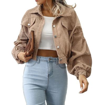 China Anti-wrinkle fall tight fitting bomber cropped short women's winter coats jacket for stylish women for sale