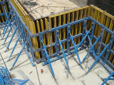 China Custom High Security Civil Formwork  , Structure concrete wall formwork for sale