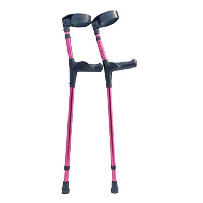 China Aluminum Alloy Factory Custom Full Cuffs Adjustable Armpit Crutches Disabled Adults Forearm Crutches for sale