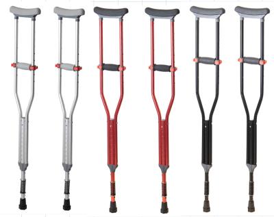 China Shock Absorbing Crutches for Aluminum Alloy Armpit Medical Aluminum Adjustable Armpits for sale