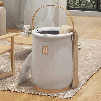 China 2022 Bucket Warmer Amazon Style Heater Towel Heater Spa Electric Heated Towel Wholesale Bathroom Hot Bucket for sale