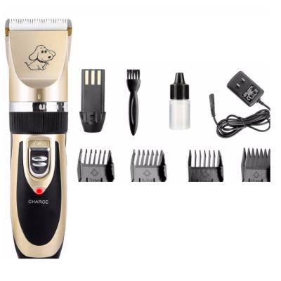 China Viable Animal-To Remover Classic StyleRechargeable Pet Hair Trimmer With Comb And 4 Extra Tools Grooming Sets for sale