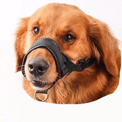 China Petto Sustainable Adjustable Soft Padded Quick Fit Comfortable Nylon Dog Muzzles Biting Training Anti Stop Chewing Barking Dog Muzzles for sale