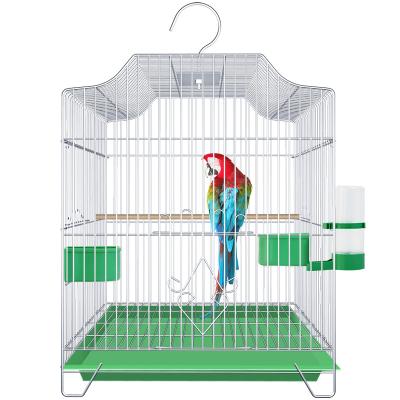 China Factory direct sales breathable bird cage plated iron wire for bird cage breeding bird cage parrot for sale