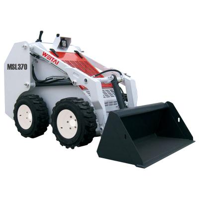 China Construction worksÂ   MSL380 Mini Skid Steer Loader 380kg Skid Steer Loader Without Cabin for sale