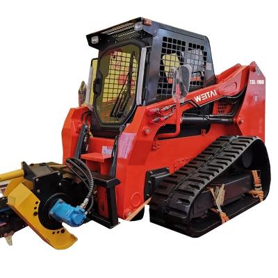 China Construction worksÂ   TSL850 Compact Track Loader 850kg Track Skid Steer Loader for sale