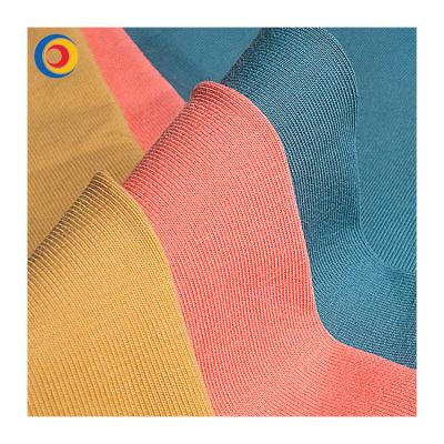 China Factory Supply Breathable Tank Top Knit Fabric Attractive Price 195g OEM Soft Cotton Spandex Plain Fabric for sale