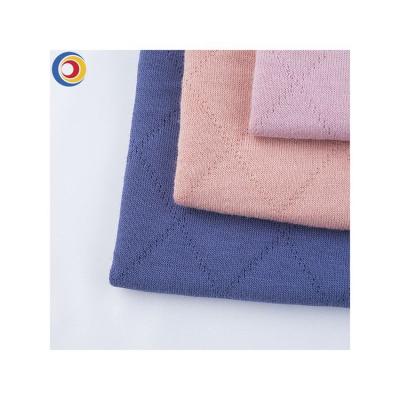 China Factory direct sales soft sandwich knitted 32s cotton polyester fabric for baby warm for sale