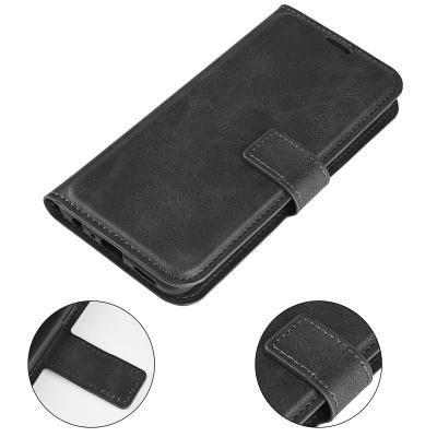 China PU Leather Shockproof RFID Blocking Magnetic Stand Flip Cover Credit Card Holder Compatible With Samsung A12 for sale