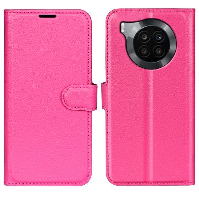 China Wallet Shockproof Leather Case with Cash and Soft Magnet Flip TPU Card Slots Back Cover Case for Huawei 50 Lite/Nova8I for sale