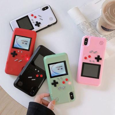 China Anti-drop retro playable game boy phone cover for gameboy multi shell phone game case for iphone 12 11 SE3 game games phone case for sale