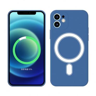 China Original Official Shockproof Case For i 12 Pro Phone Case Liquid Silicone Case Magnetic Safe Wireless Charging For i Phone 12 Pro Max for sale