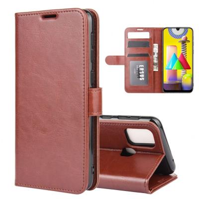 China Anti-drop Case For Samsung Galaxy M31 Mobile Cover For Samsung M31 Magnetic Mobile Phone Case Flip Silicone Cover Stand Leather Case for sale