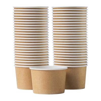 China Disposable High Quality Customized Ice Cream Tubs Yogurt Ice Cream Paper Cup for sale