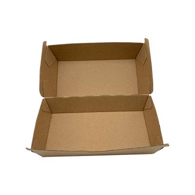 China Wholesale Custom Eco-friendly Logo Printed Cardboard Shipping Carton Box Corrugated Biodegradable Paper Lunch Box for sale