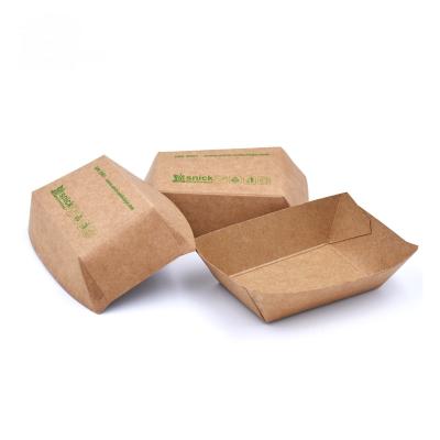 China 2021 Eco - Friendly New Takeaway Packaging For Canteens 1050 ml China Disposable Paper Snack for sale