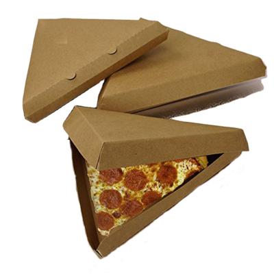 China Eco - Friendly Triangle Cardboard Design Custom Printing Pizza Box Kraft Paper for sale