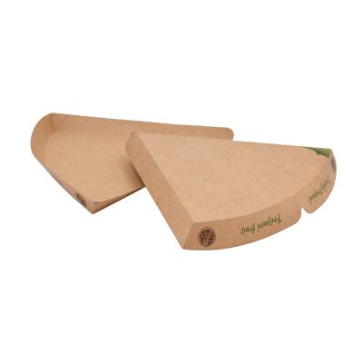 China Eco - Friendly Bulk Kraft Offset Insulated Triangle Pizza Box for sale