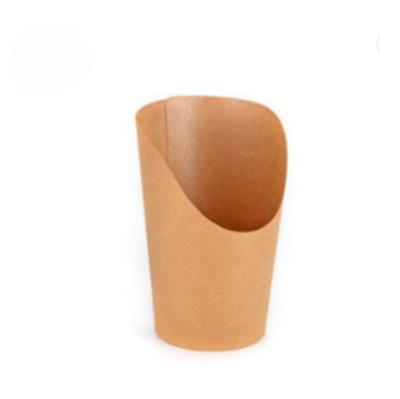 China Hot Selling Recyclable Take Away Disposable Chip French Fries Paper Cone for sale