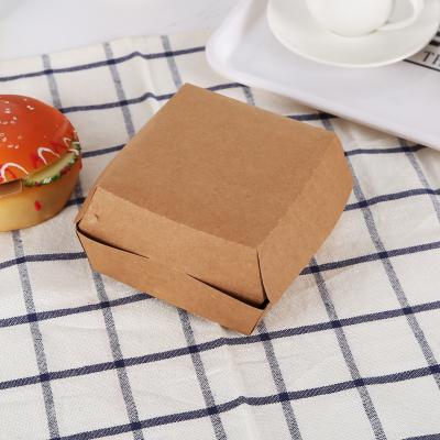 China Disposable Disposable Fried Packaging Take Away Chicken Leakproof Paper Fried Chicken Bag Fries Rice Biscuit Steak Hamburger Packaging Box for sale