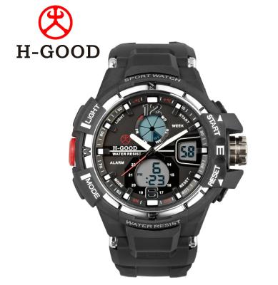 China Automatic Date H-GOOD 289 Mens Digital Analog Sport Watches Quartz Digital Wristwatches Relojes Hombre for sale