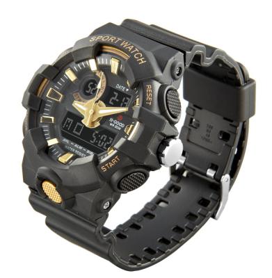 China 2020 H-GOOD 770 LED Alarm Waterproof Sports Casual Men's Watch for sale