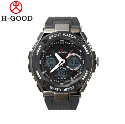 China H-GOOD 733 30M Digital Mens Wrist Multifunctional Waterproof Alarm Watch for sale