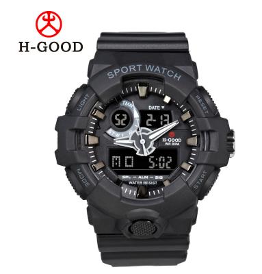 China Unique Design Alarm H-GOOD 770 Digital Army Watch Plastic Military Sport Watches Waterproof Led Wrist Watch for sale