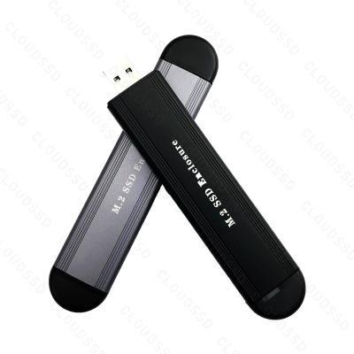 China Promotional Custom M2 NGFF Flash Drive Aluminum Super High Speed ​​Usb To USB A M.2 Nvme Enclosure 3.1 Sata USB C 2242 2260 2280 SSD 2230 GEN 2 Case for sale