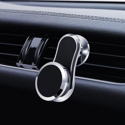 China Universal 360 Degree Rotating Car Air Vent Car Air Vent Adsorption Metal Mobile Phone Rear Bracket Lazy Mount Magnetic Car Vehicle for sale