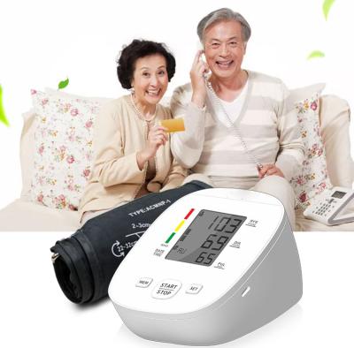 China Plastic Sphygmomanometer Desktop Portable Sphygmomanometer Electronic Blood Pressure Monitor for sale