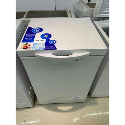 China 2021 New Hotel Factory 1000liter Wholesale Single Door Deep Chest Mini Deep Freezer BD100L On Sale for sale