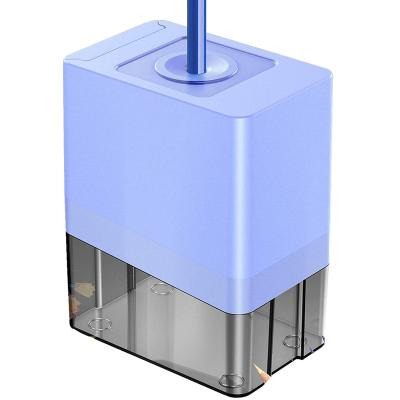 China Fancy Pencil Sharpener Cute Plastic Student Ready To Ship Duty Stronger Motor Blade Adapter Helical Pencil Sharpener Kids Educate Drawing Sharpener For School for sale