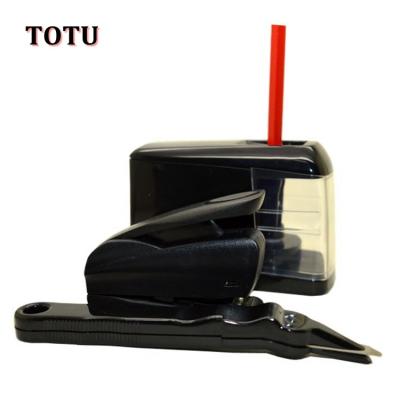 China 2022 New School Stationery Promotional Gifts Stationery Gifts Painting Stapler And Electric Pencil Sharpener for sale