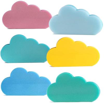 China Fun Colorful Cloud Notes Waterproof Removable Self Adhesive Sticky Translucent Cute Self Adhesive Notes for sale