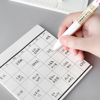 China Simple Style Office Schedule Tear Off Notebook Custom Printing Weekly Office Planner Notepad for sale