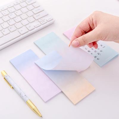 China Hotsale Latest Hotsale Advertising School Stationery Custom Color Spiral Progressive Paper Sticky Pads for sale