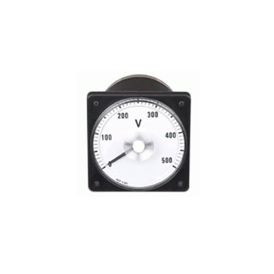 China Voltage Meter AC DC Type , 45L9 600v Round Voltmeter 0 To 45L9 / 4518 / 2102 / LS-110 Analog Panel for sale