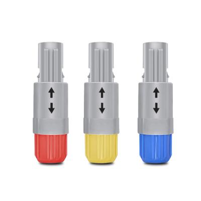 China audio & Visual Device PAG High Quality Push Pull Hospital Plastic Medical Connector For Fetal Doppler for sale