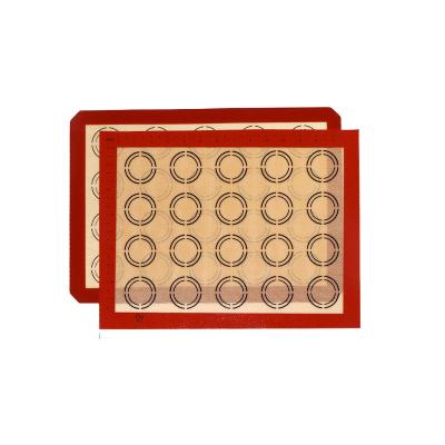 China Viable Hot Sale Silicone Mat Custom Sheet Macaroon Baking Kneading Rolling Pad for sale