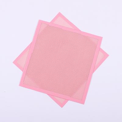 China Sustainable Silicone Bread Baking Mat Non Stick Oven Liner Perforated Steaming Mesh For Half Sheet Size Baking Sheet Mat for sale