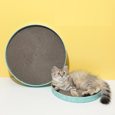 China Newleader Viable Thicken Corrufated Paper Cute Design High Density Toy Cat Scratching Board Material Ply for sale