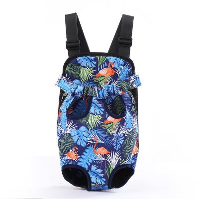 China Viable Newleader Pray Galas Dada Haiwan Peliharaan Pet Printed Design Pet Chest Bag For Dog Cat for sale