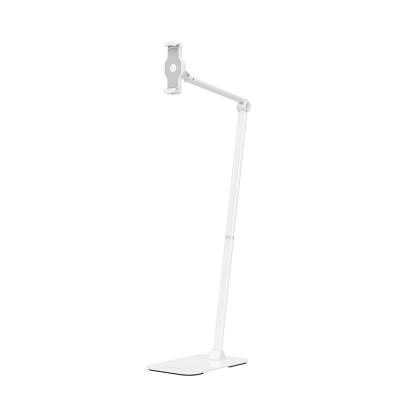 China Adjustable Customization Aluminum Alloy Style Mobile Phone Stand Acceptable High Quality White Lengthened Stand For Life&Office Daily Work for sale