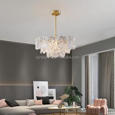 China Newest Modern American Style Decor Fringe Prism Crystal Glass Chandelier Welcomed Luxury Lighting for sale