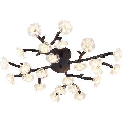 China Luxury Vintage Ceiling Light Surface Mounted Black Decorative Ceiling Lights For Office for sale